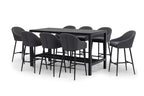 Luna 8 Seat Bar Set in Grey