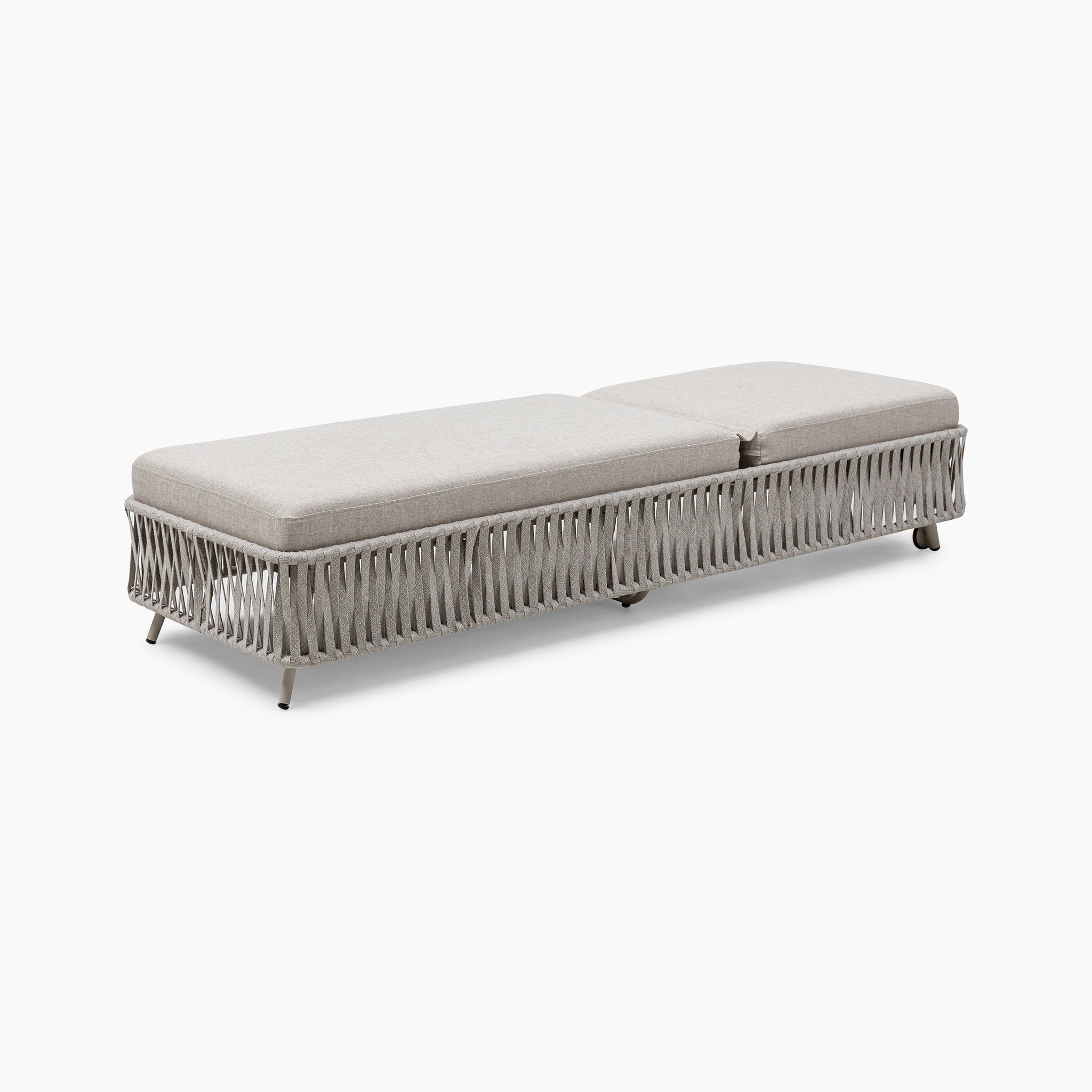 Pair of Monterrey Rope Sunloungers in Latte