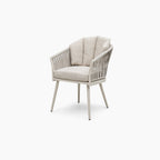 Monterrey 8 Seat Rope Extending Dining Set in Latte