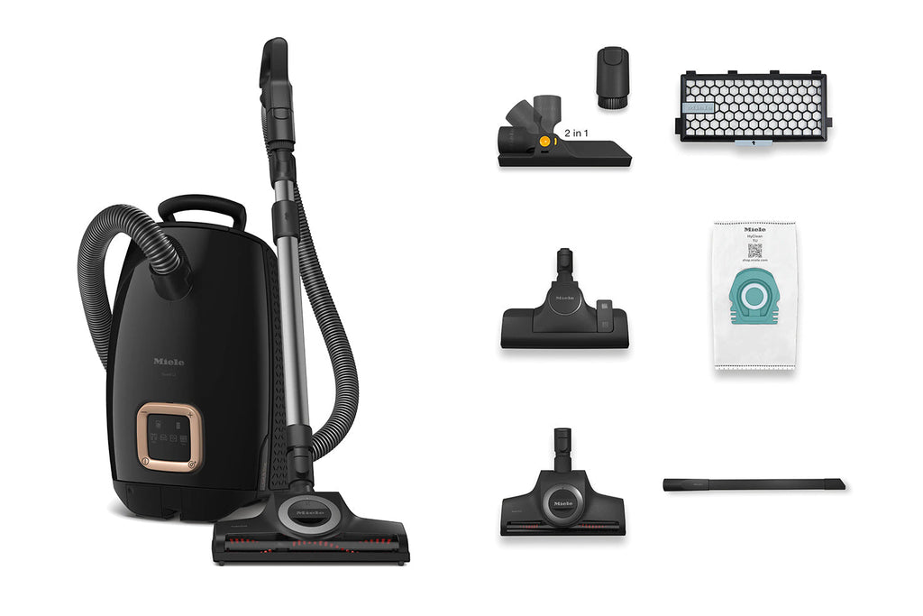 Miele Guard L1 Cat & Dog Flex Bagged Cylinder Vacuum Cleaner | L1CAT&DOGFLEX | Obsidian Black