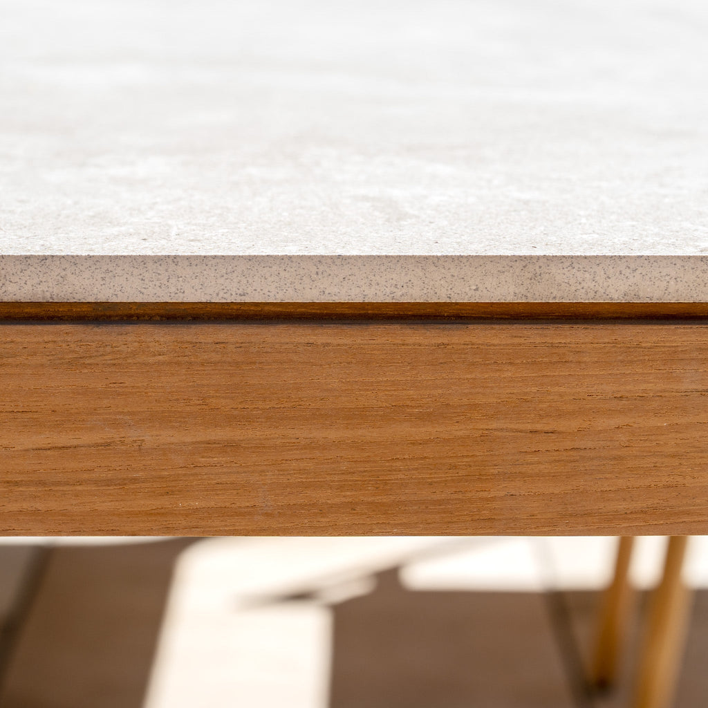 Lucca 8 Seat Dining Set with Ceramic Top Table in Natural Weave