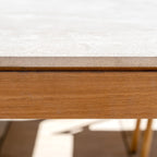 Lucca 8 Seat Dining Set with Ceramic Top Table in Natural Weave
