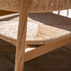 Lucca 8 Seat Dining Set with Ceramic Top Table in Natural Weave