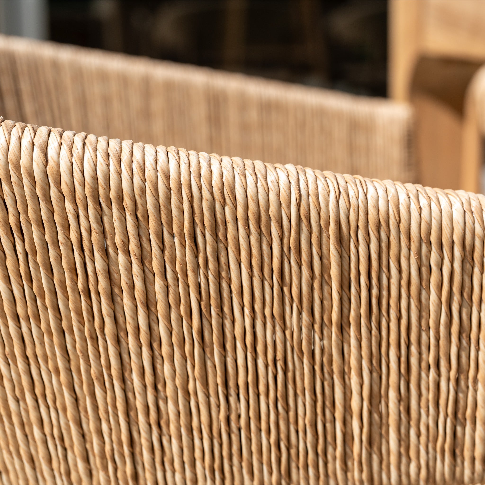 Lucca 8 Seat Dining Set with Teak Table in Natural Weave