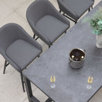 Luna 8 Seat Bar Set in Grey