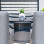 Luna Outdoor Fabric Lifestyle Suite with 4 Sofas in Grey