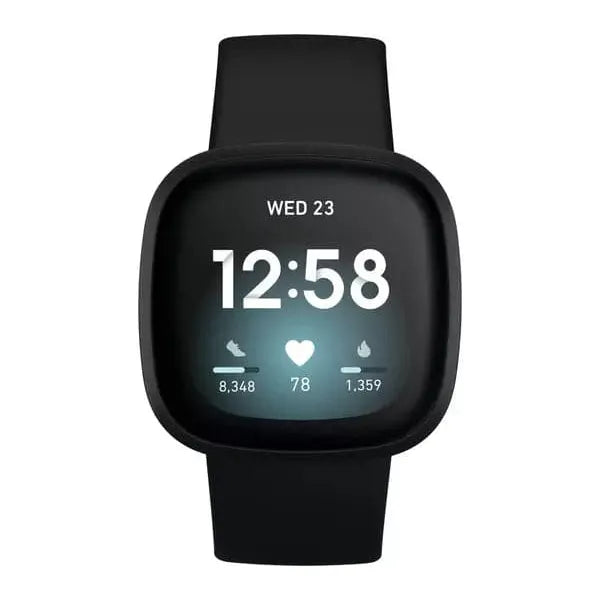 Fitbit Versa 3 Smart Watch - Black