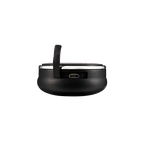 Blusafe Mirage Padlocks Black Short Shackle - Blusafe Fingerprint Padlock, Smart Fingerprint Padlock, Anti-Theft, IP66, 20 Fingerprints, Black/Chrome, Long/Short Shackle, Gyms, Gardens, Schools, Bikes, Gates (Short, Black)