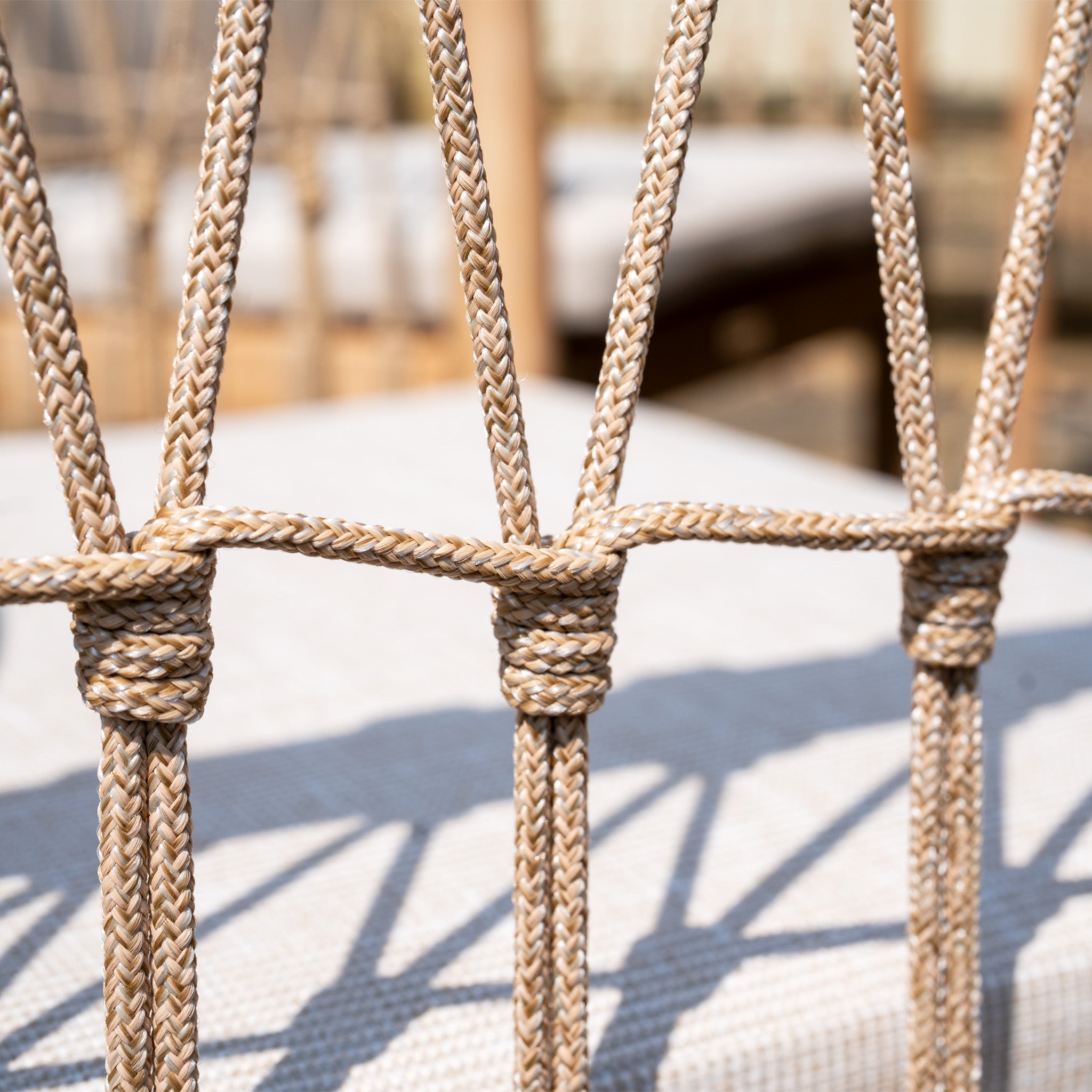 Paia 6 Seat Round Dining Set in Linen