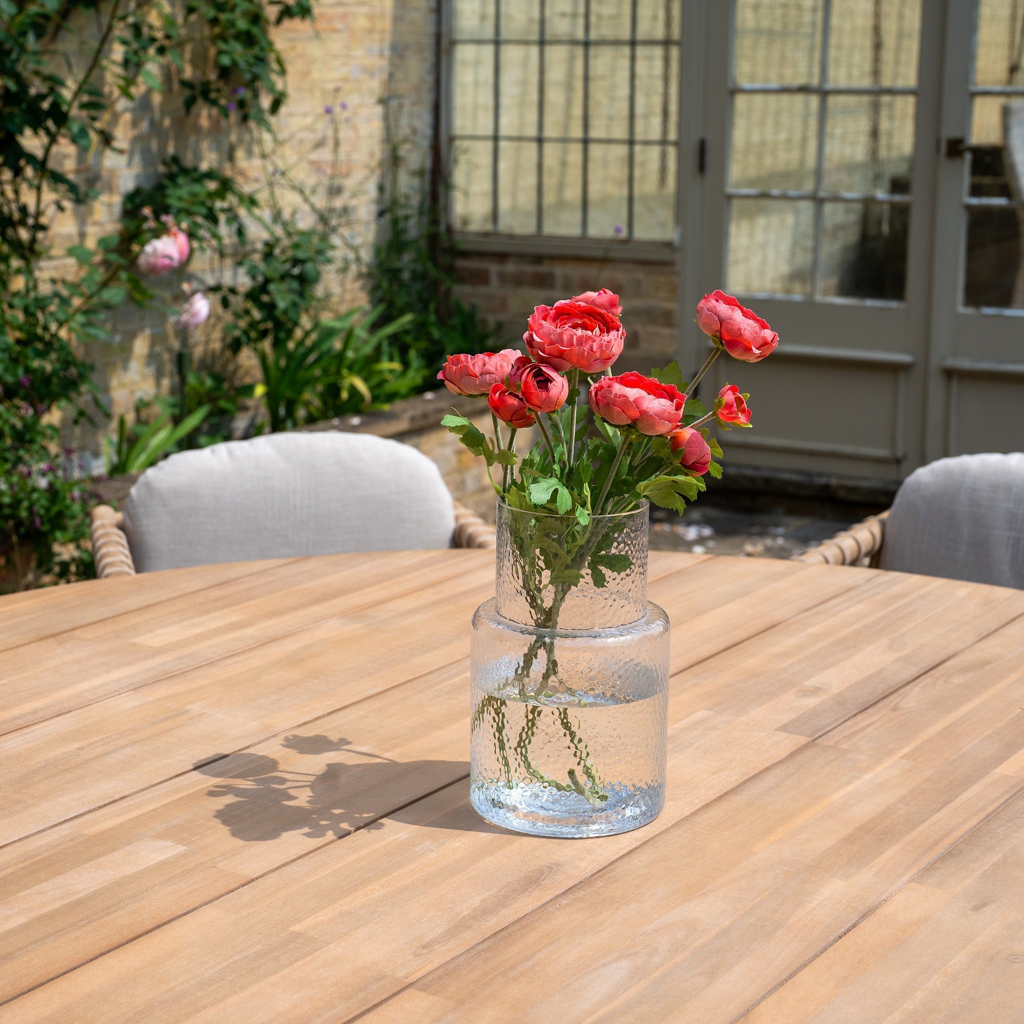 Paia 8 Seat Round Dining Set in Linen