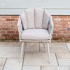 Palma 10 Seat Rope Extending Dining Set in Latte