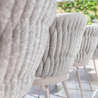 Palma 10 Seat Rope Extending Dining Set in Latte