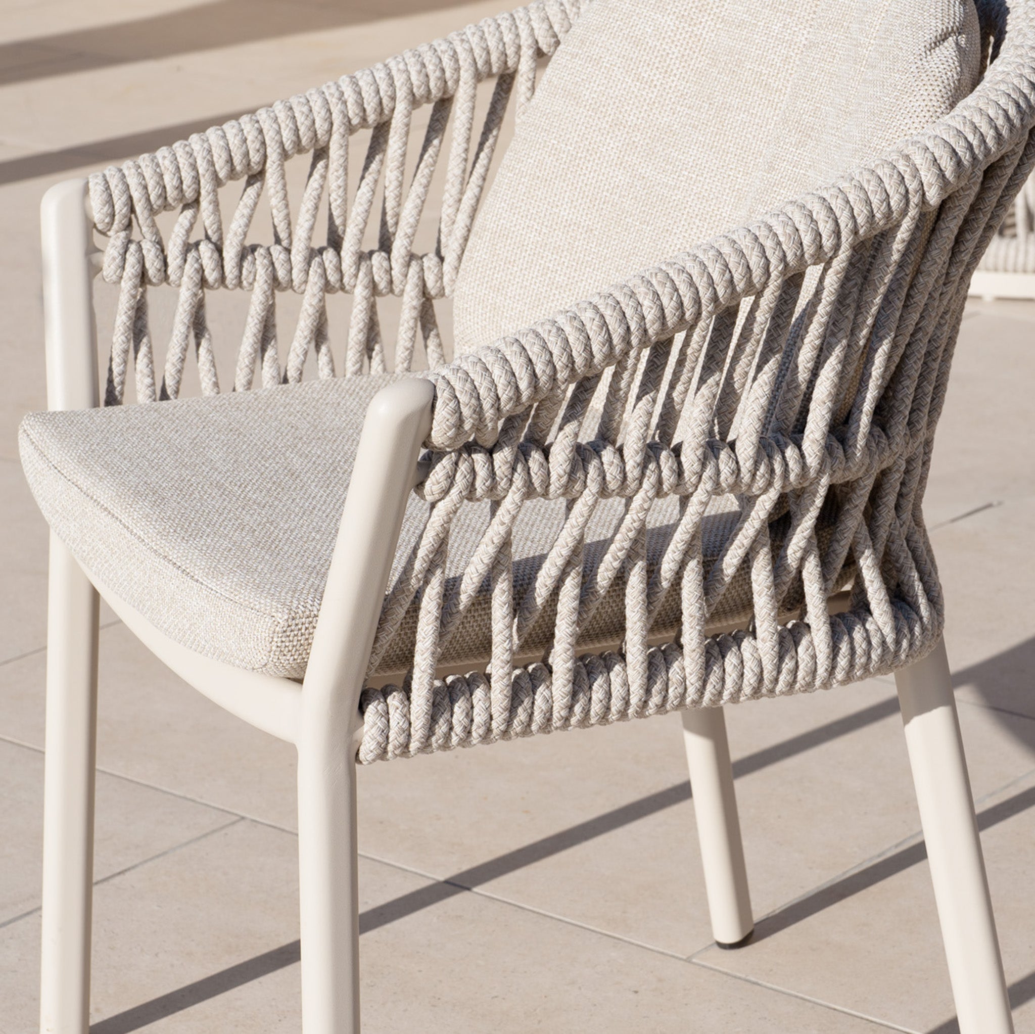 Pello 10 Seat Extending Dining Set with Ceramic Table in Fawn