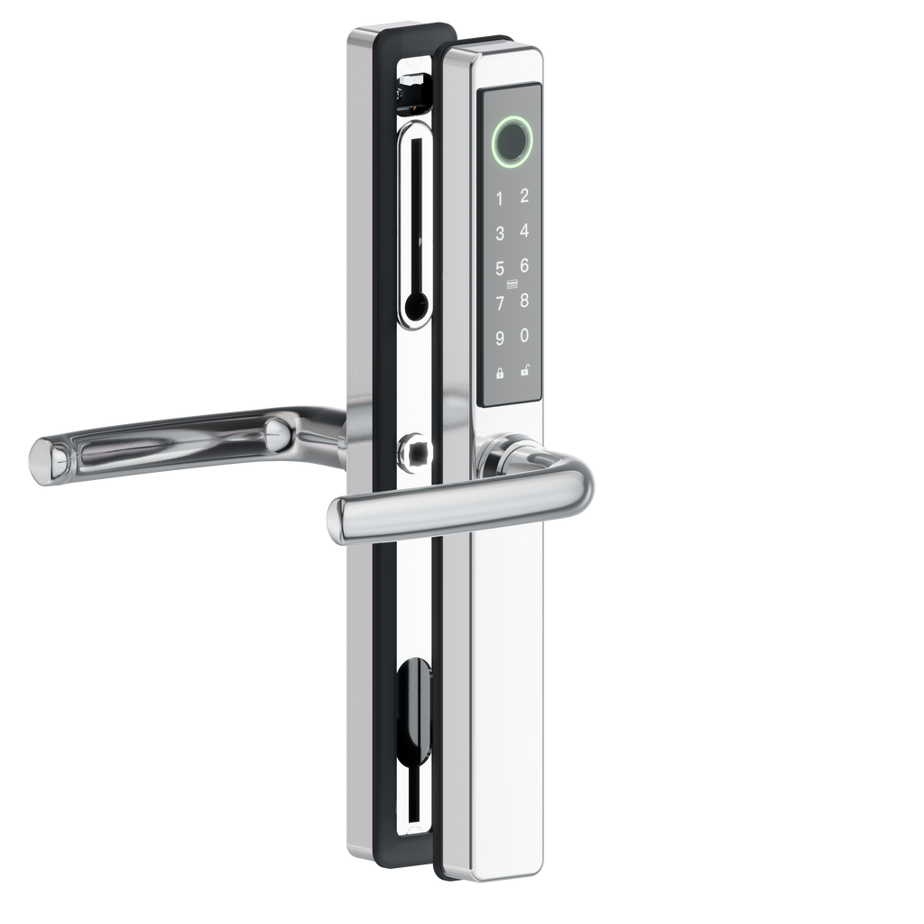 Origin Smart - Plus |  304 Stainless Steel Smart Door Handle with Fingerprint, App Control & Voice Assistant Integration