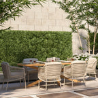 Puccini 6 Seat Oval Dining Set in Latte