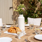 Quay 6 Seat Round Dining Set in Linen