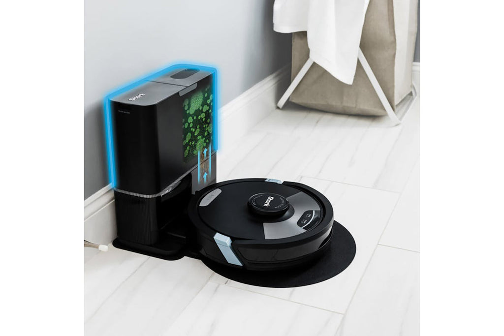 Shark Matrix Plus 2-in-1 Self-Empty Robot Vacuum & Mop | RV2620WAUK | Black/Silver
