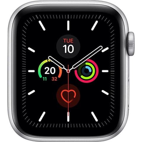 Watch Series 5 (GPS) No Strap, Silver Aluminium, 44mm