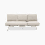 Alba 3 Seat Sofa with Sun Lounger Feature in Latte