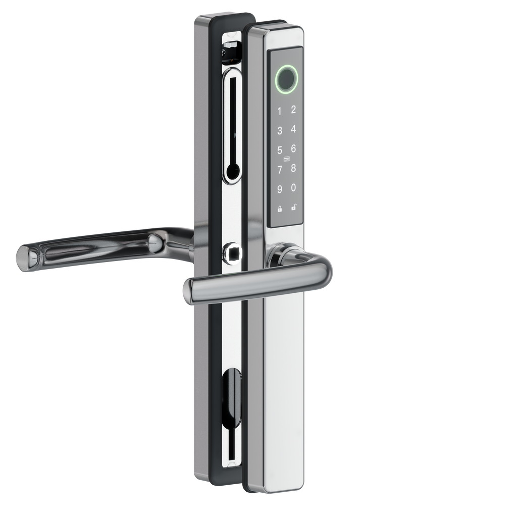 Origin Smart - Plus |  304 Stainless Steel Smart Door Handle with Fingerprint, App Control & Voice Assistant Integration