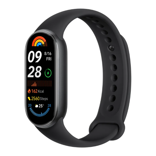 Xiaomi Smart Band 9 – Midnight Black, 1.62" AMOLED, Bluetooth 5.4, 233mAh Battery, 5ATM Water Resistance, Fitness & Health Tracking