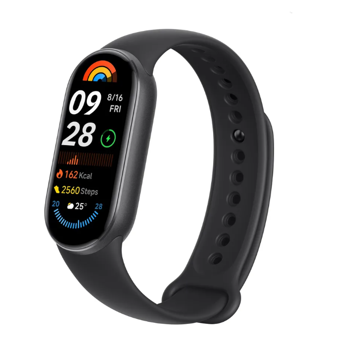 Xiaomi Smart Band 9 – Midnight Black, 1.62" AMOLED, Bluetooth 5.4, 233mAh Battery, 5ATM Water Resistance, Fitness & Health Tracking