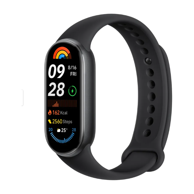 Xiaomi Smart Band 9 – Midnight Black, 1.62" AMOLED, Bluetooth 5.4, 233mAh Battery, 5ATM Water Resistance, Fitness & Health Tracking