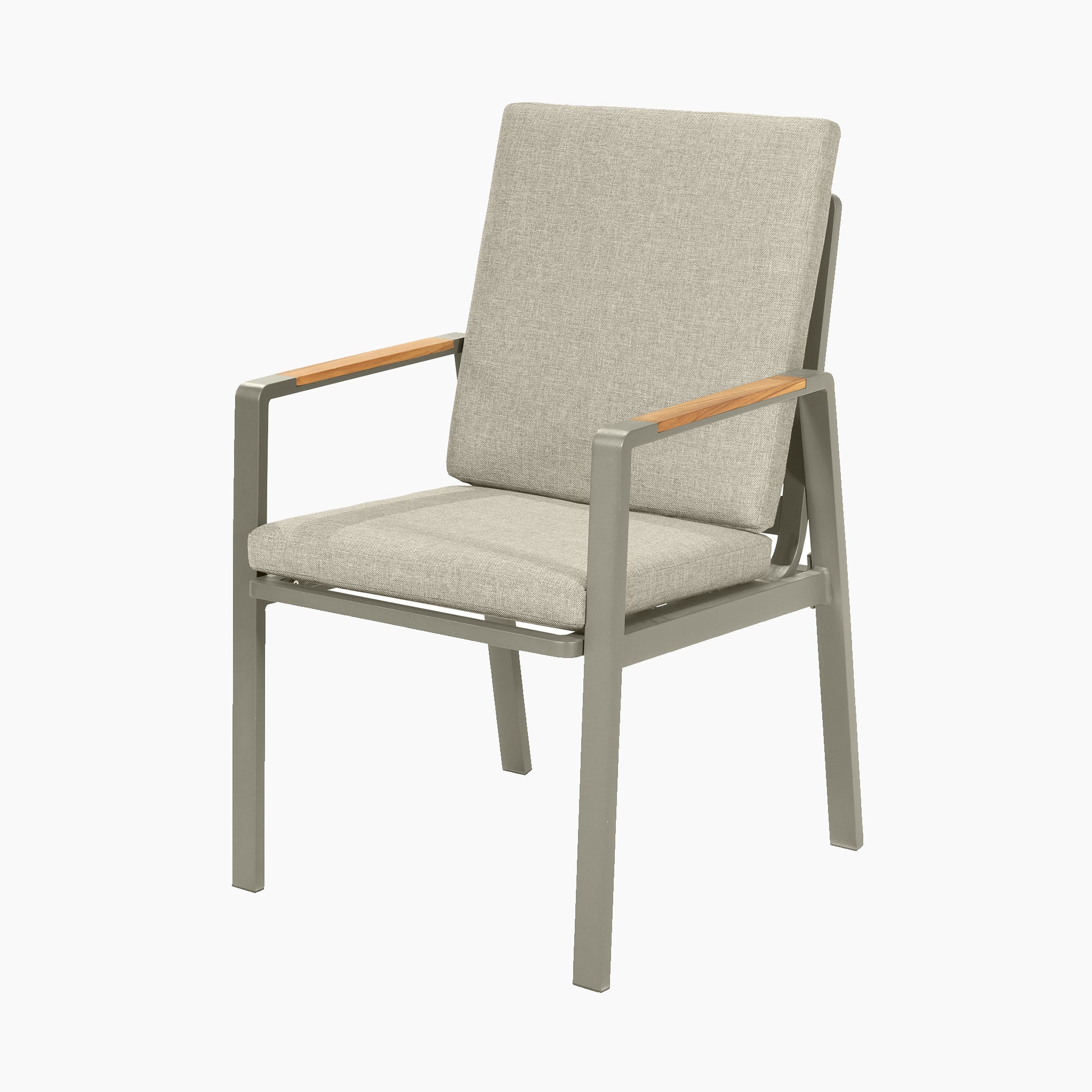 Pacific Lifestyle - Stockholm 6 Seat Rectangular Dining Set in Limestone