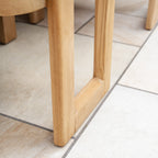 Tivoli 6 Seat Dining Set with Marble Dining Table in Fawn