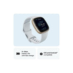 Fitbit Sense 2 Smart Watch - Blue Mist/ Soft Gold