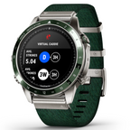 Garmin MARQ Golfer Gen 2 – 46mm Titanium Watch, Green Ceramic Bezel & Strap