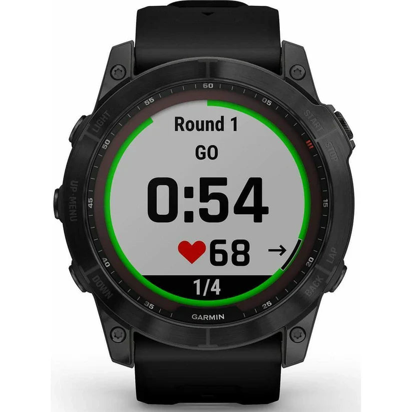 Garmin Fenix 7X Sapphire Solar HRM GPS Multisport Watch – Black
