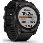 Garmin Fenix 7X Sapphire Solar HRM GPS Multisport Watch – Black