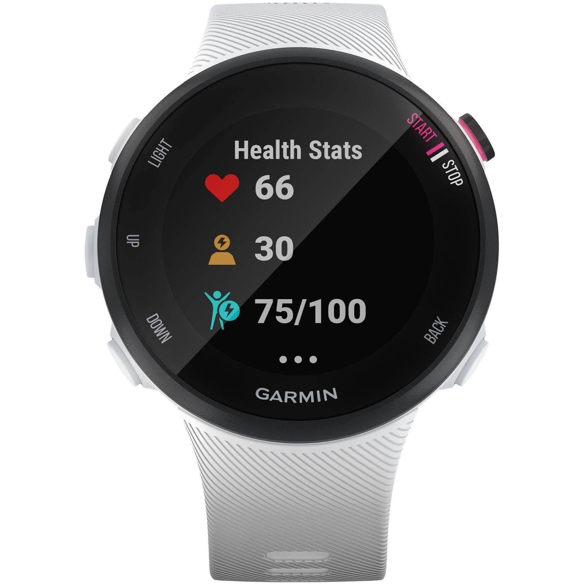 Garmin Forerunner 45S Running Watch - White