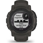 Garmin Instinct 2 SOLAR, Rugged GPS Smartwatch, Built-in Sports Apps and Health Monitoring, Solar Charging and Ultra tough Design Features, Graphite