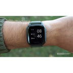 Garmin Venu Sq Music Edition Slate Aluminium Bezel with Black Case and Silicone Band