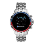 FOSSIL Garrett HR FTW4040 - Stainless Steel, 46 mm