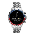 FOSSIL Garrett HR FTW4040 - Stainless Steel, 46 mm