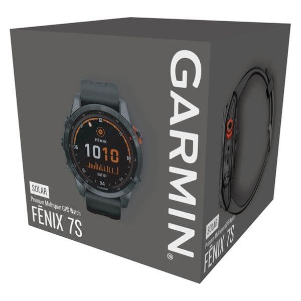Garmin Fenix 7S Solar multisport GPS Watch, Black