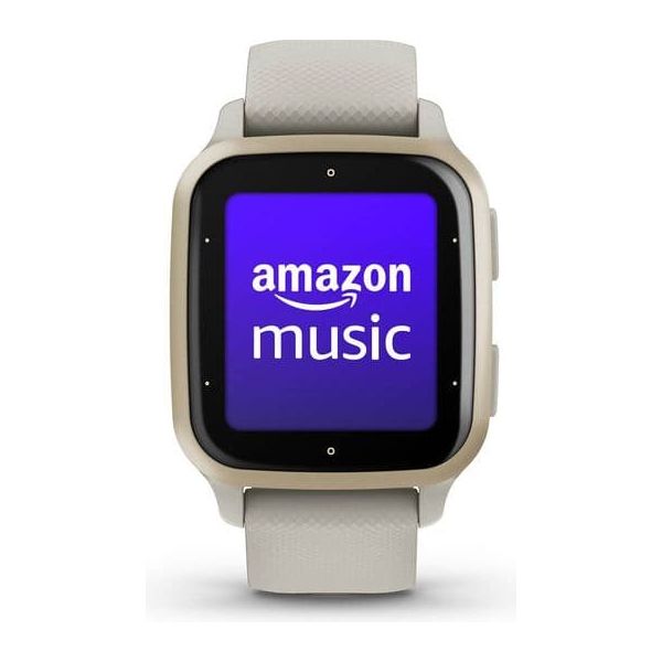 Garmin Venu Sq 2 Music - French Grey & Cream Gold