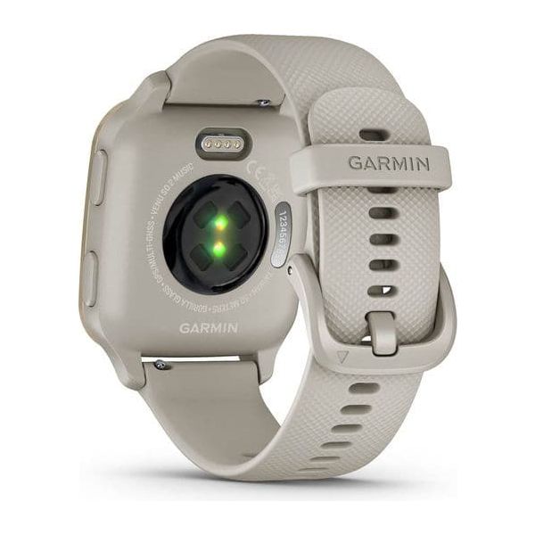 Garmin Venu Sq 2 Music - French Grey & Cream Gold