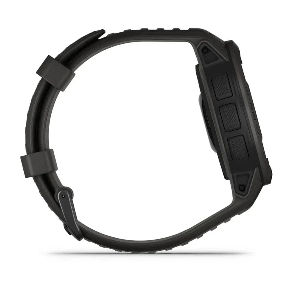 Garmin Instinct 2S SOLAR, Smaller Rugged GPS Smartwatch, Built-in Sports Apps and Health Monitoring, Solar Charging and Ultratough Design Features, Graphite