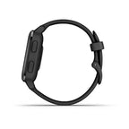 Garmin Venu Sq Music Edition Slate Aluminium Bezel with Black Case and Silicone Band