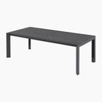 Palma 8 Seat Rope Extending Dining Set in Grey