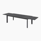 Palma 8 Seat Rope Extending Dining Set in Grey