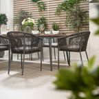 Pacific Lifestyle - Reims Dining Set in Grey