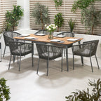 Pacific Lifestyle - Reims Dining Set in Grey