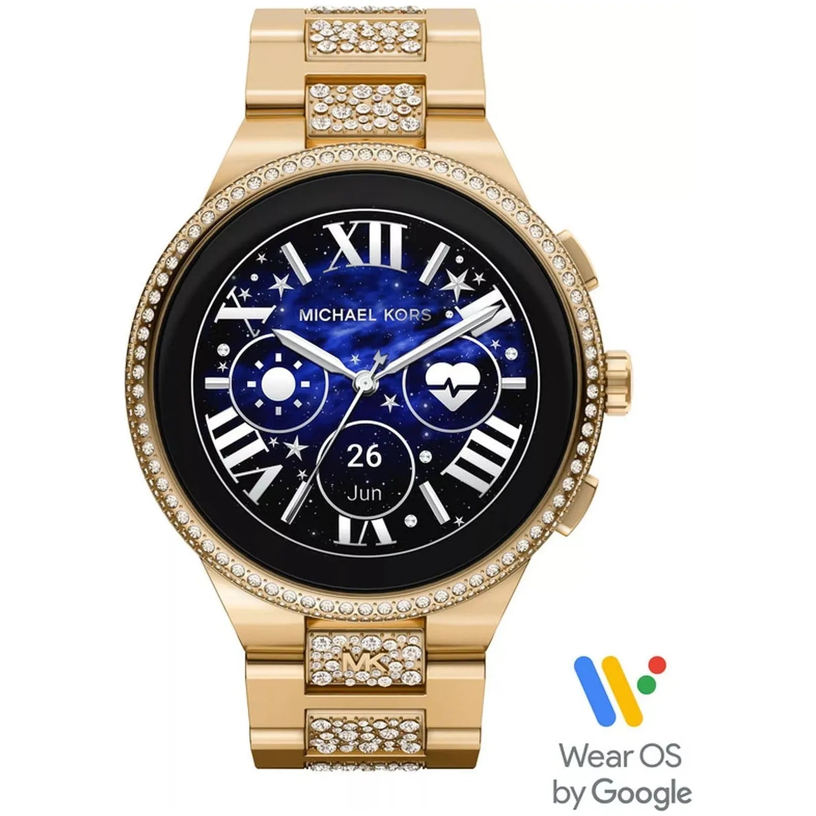 Michael Kors 44mm Gen 6 Camille MKT5146 - Gold Steel, Smartwatch