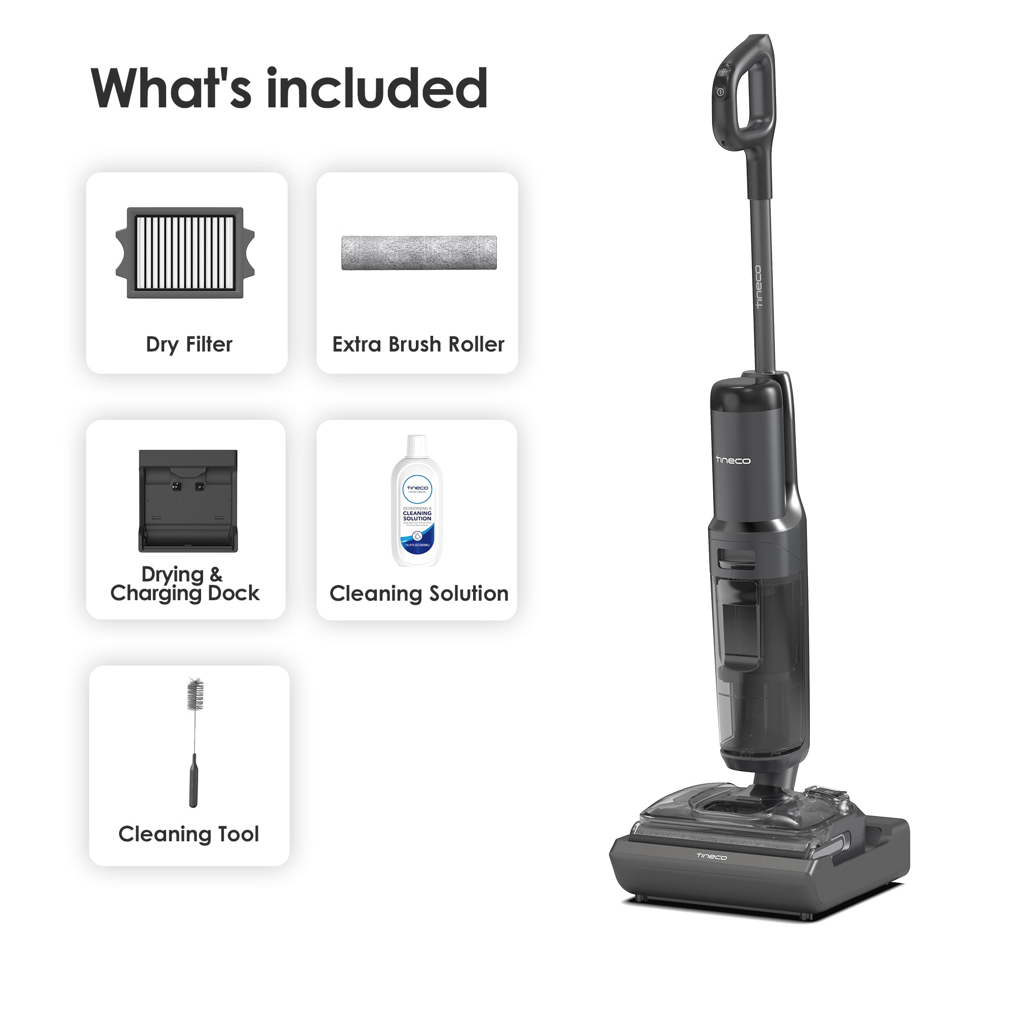 Tineco FLOOR ONE S7 Stretch Ultra Cordless Wet Dry Vacuum Cleaner