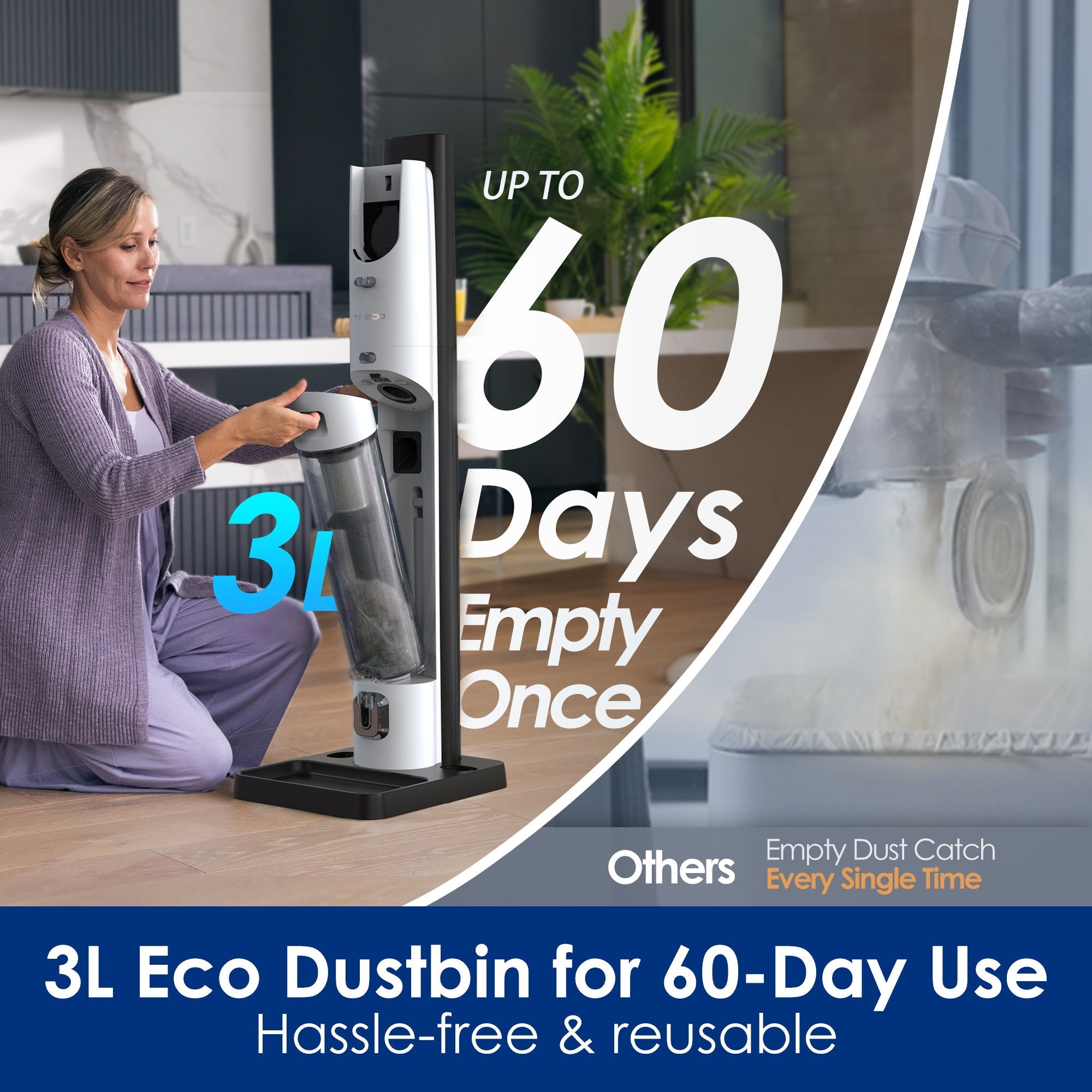 Tineco PURE ONE STATION Smart Cordless Stick Vacuum Cleaner